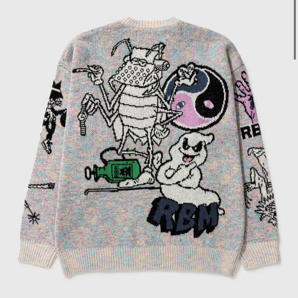 Real Bad Man - Too Many Graphics Sweater - Picture 5 of 8